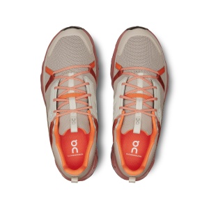 On Cloudhorizon - pantofi alergare pentru barbati - roz crem Fog | Mahogany - Img 2
