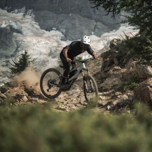 Orbea WILD H10 - bicicleta electrica e-MTB Trail full suspension 29 - maro cu componente custom Fox Kashima - Img 4