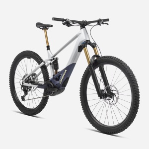 Orbea WILD M20 Halo Silver-Tanzanite Carbon View - bicicletă electrică eMTB Enduro - Img 2