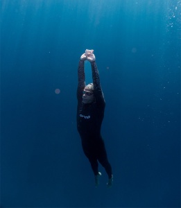 Orca - costum neopren pentru barbati Freedive Zen 1 P wetsuit - negru alb - Img 6