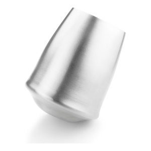 Pahar GSI Glacier Stainless Stemless Wine Glass Grey - Img 2