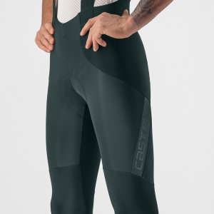 Pantaloni lungi cu bretele Castelli Sorpasso RoS - verde Rover | protecție maximă - Img 2