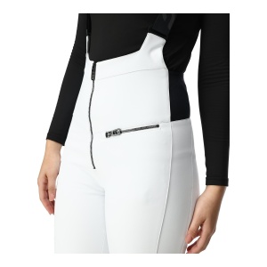 Pantaloni Schi Femei Spyder Strutt Bib Softshell White - Img 5