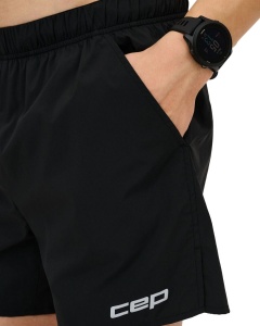 Pantaloni scurți alergare CEP Core Run Loose Fit - negru | rezistenți vânt - Img 11