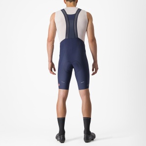 Pantaloni scurti cu bretele Castelli Espresso Indigo M - Img 2