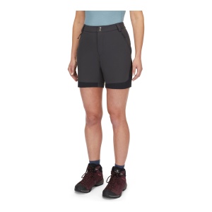Pantaloni Scurti Femei RAB Torque Mountain Anthracite/Black