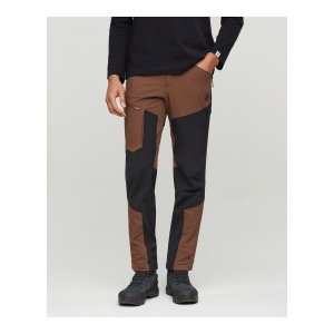 Pantaloni Softshell Barbati Mammut Zinal Guide So Hybrid Soil-Black - Img 2