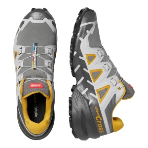 Pantofi Alergare Montana Barbati Salomon Speedcross 6 20 Years Castlerock/Asphalt/Arrowwood - Img 6