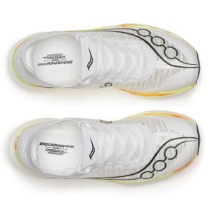 Pantofi alergare Saucony Endorphin Elite 2 - alb/peel | placă carbon - Img 5