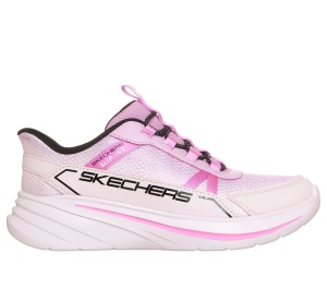 Pantofi sport Skechers Hands Free Slip-Ins Wave 92 Sparkle Sprint copii - roz deschis multicolor
