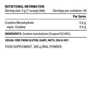 Pillar Performance - Creatina monohidrat Creapure ® - powder pouch - 300g - Img 2