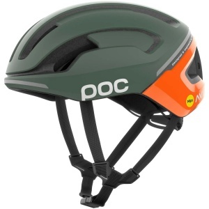 POC - casca ciclism - Omne Beacon Mips - Fluorescent Orange AVIP I Epidote Green Matt