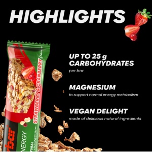 Powerbar Natural Energy - Cereal Bar - Strawberry 40 gr - Img 2