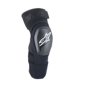 Protectii Genunchi Alpinestars A-Impact Plasma Elite Shield Knee Protector Black White S - Img 2