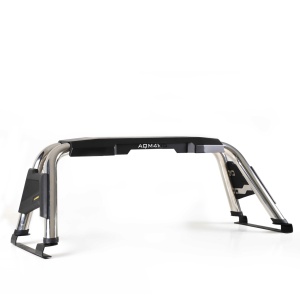 Rollbar Double Plus Chrome Toyota Hilux, Ford Ranger, Isuzu D-Max, Nissan Navara, Mercedes X-Class, Volkswagen Amarok, SSangYong Musso, Mitsubishi L200 AQM4WD PRB01 - Img 4