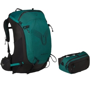 Rucsac dama Osprey UNLTD AntiGravity 64 Verde/Negru - Img 5