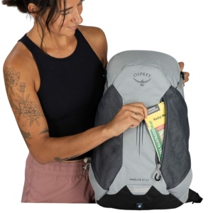 Rucsac Osprey Hikelite LT 22 Hiking Argintiu - Img 4