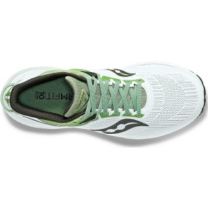 Saucony - pantofi alergare pentru barbati - Triumph 21 - white I umbra - Img 3