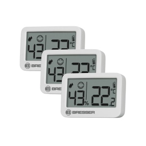 Set 3 statii meteo Bresser Tempy 7000050, termometru, higrometru