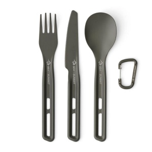 Set Frontier Aluminiu Furculita Lingura Si Cutit