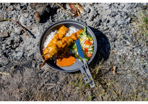 Set Tacamuri Titanium Cutlery (2 Pcs) Spirit Nordisk- ultralight - 30 grame - Img 2