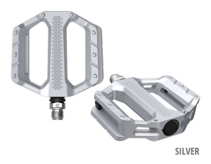 Shimano - pedale MTB flat - PD-EF202 - argintiu - Img 1