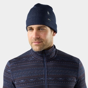 Smartwool - caciula - Thermal Merino Rib Beanie - Charcoal Heather - OS - Img 4