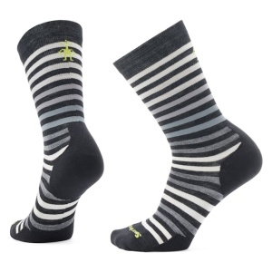 Smartwool - sosete - Everyday Spruce Street Crew - Negru alb