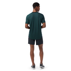 Smartwool - tricou merino - Active Mesh Short Sleeve - Verde/Negru - Img 2
