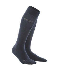 Șosete Compresie Înalte CEP Alllday Recovery Socks - albastru închis | Recuperare Rapidă - Img 2