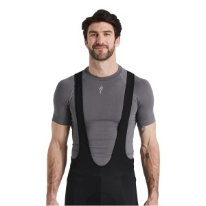 Specialized - bluza de corp ciclism cu maneca scurta pentru barbati Seamless Base Layer SS - gri inchis