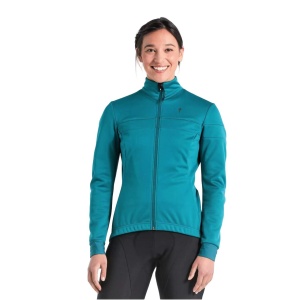 Specialized - jacheta ciclism femei soft shell, cu protectie vant si ploaie RBX Comp - albastru tropical teal - Img 2