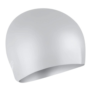 Speedo - casca inot silicon par lung - Alb | Gri - Img 2