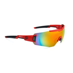 Spiuk - ochelari soare sport Profit, 2 lentile de schimb transparent si rosu oglinda - rama neagra - Img 13