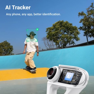 Stabilizator smartphone Insta360 Flow 2 Pro AI Tracker Bundle - alb Arctic White - Img 4