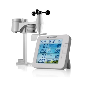 Statie meteo 7 in 1 Bresser ClimateConnect Tuya Smart 7003600GYE000, IoT
