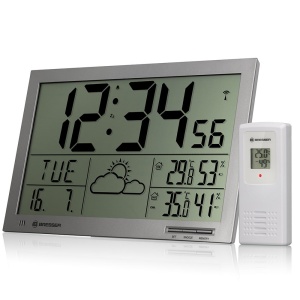Statie meteo cu ceas LCD Bresser MyTime Jumbo
