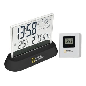 Statie meteo National Geographic 9070300, termometru, higrometru, alarma - Img 2