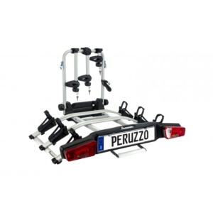 Suport biciclete Peruzzo Zephyr 713/3E cu prindere pe carligul de remorcare - pentru 3 biciclete electrice - Img 1