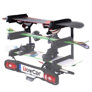Suport schi/snowboard TowCar Aneto 4 cu prindere pe carligul de remorcare - Img 5