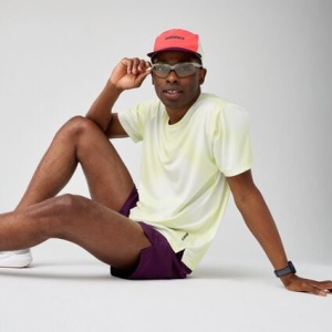 Tricou alergare Brooks Dash Short Sleeve Printed bărbați - galben - Img 3
