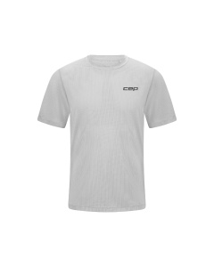 Tricou alergare CEP Core Run - gri deschis | respirabil cu mesh