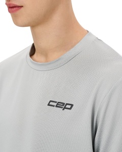 Tricou alergare CEP Core Run - gri deschis | respirabil cu mesh - Img 12