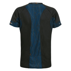 Tricou alergare FUNKIER Cassoti - Negru/Albastru