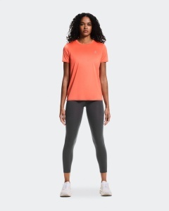 Tricou alergare On Core-T W - turcoaz Reef | ușor și versatil