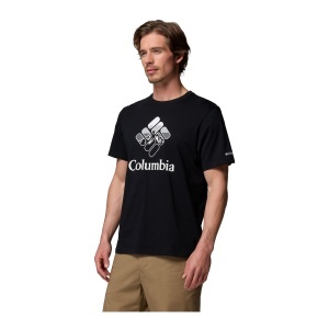 Tricou Barbati Columbia Parsons Point™ Short Sleeve Logo Black - Img 2