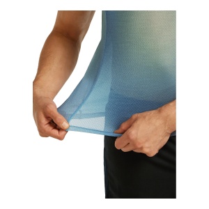 Tricou Barbati Icebreaker Merino Blend 75 Cool-Lite™ Featherlight™ AOP Multicolor - Img 5
