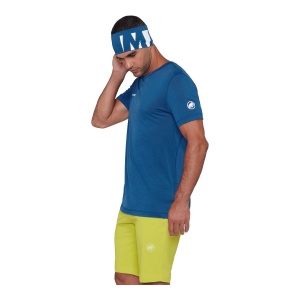 Tricou Barbati Mammut Tree Wool FL Albastru - Img 4