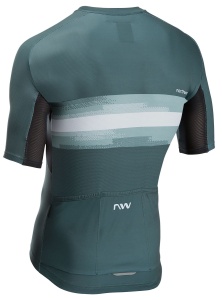 Tricou ciclism Northwave Force Evo - sage/gri deschis | jersey vară - Img 2
