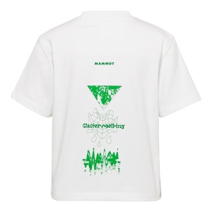 Tricou Femei Mammut Base Cropped Glacier Alb - Img 6